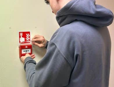 commercial fire alarm testing